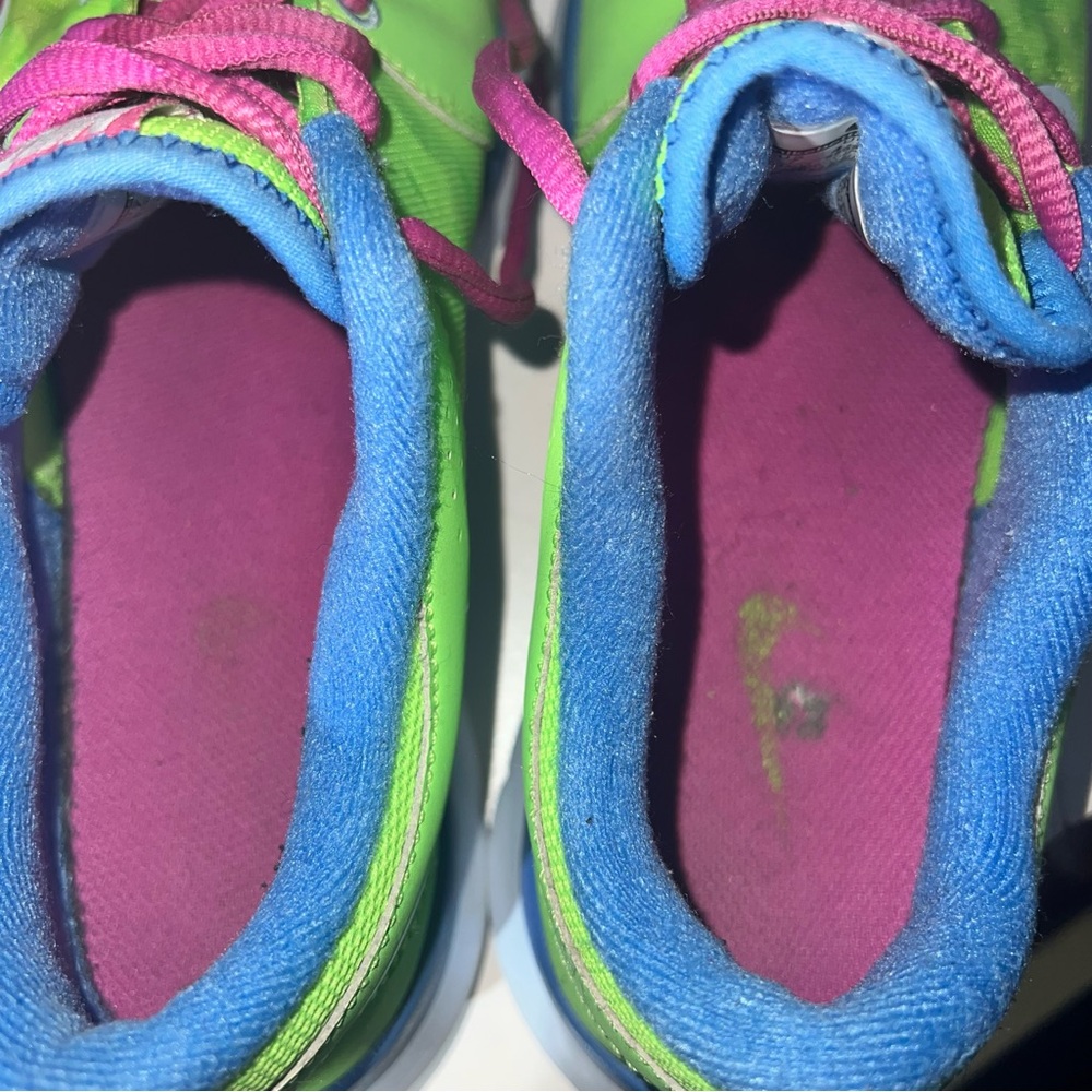 Nike Flex Trainer Neon Green - Size 7 - Picture 8 of 10